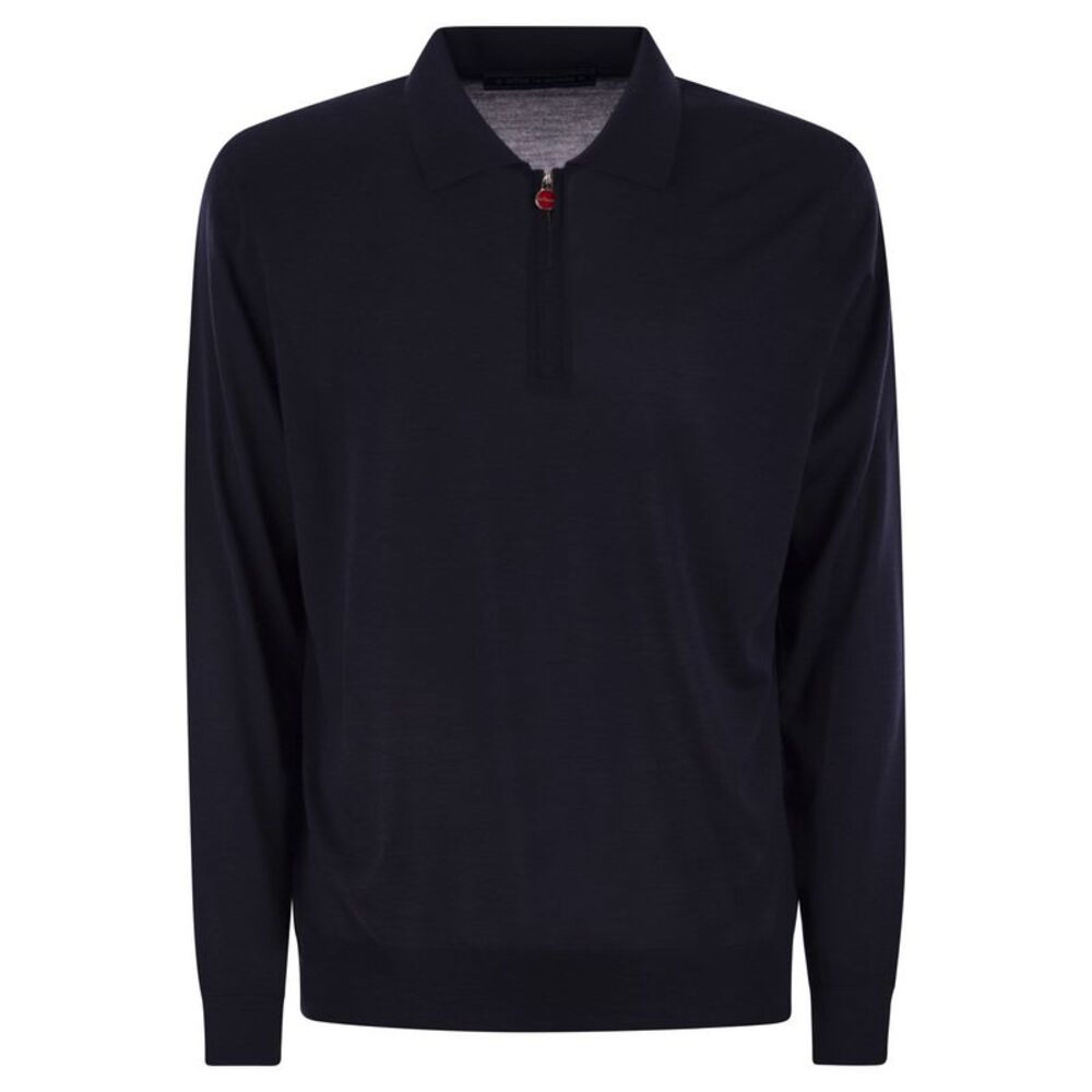 Kiton Men Wool Polo Shirt